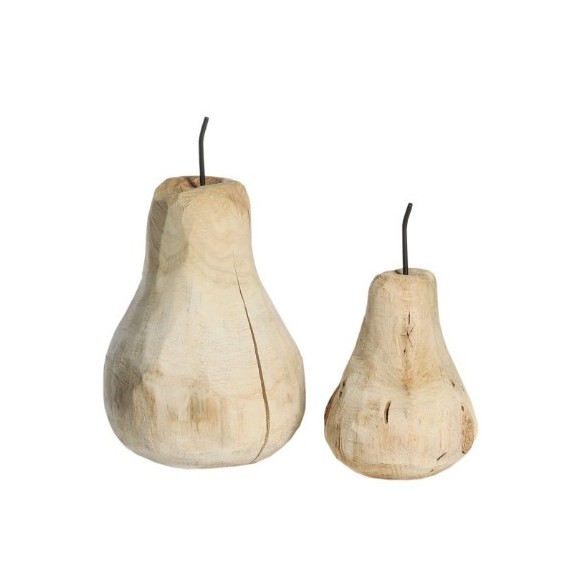 Poire en bois (h 50cm) - WMG