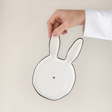 Assiette lapin (21 cm)  - BASTION COLLECTION