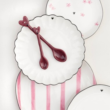 Cuillères à café rose (14cm)  -  Bastion Collection