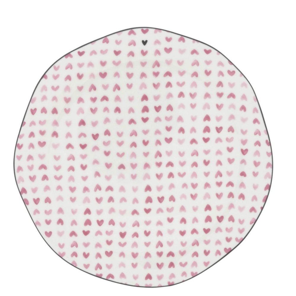 Assiette petit-déjeuner rose  -  Bastion Collection