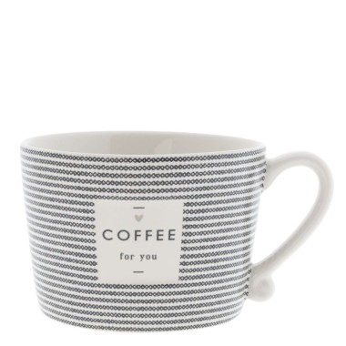 Tasse Bastion Collection - "Coffee for you" lignée