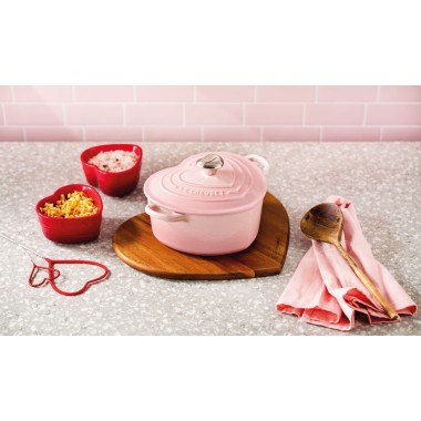 Cocotte en cœur - Shell Pink, 20cm 1,9l -  Le Creuset