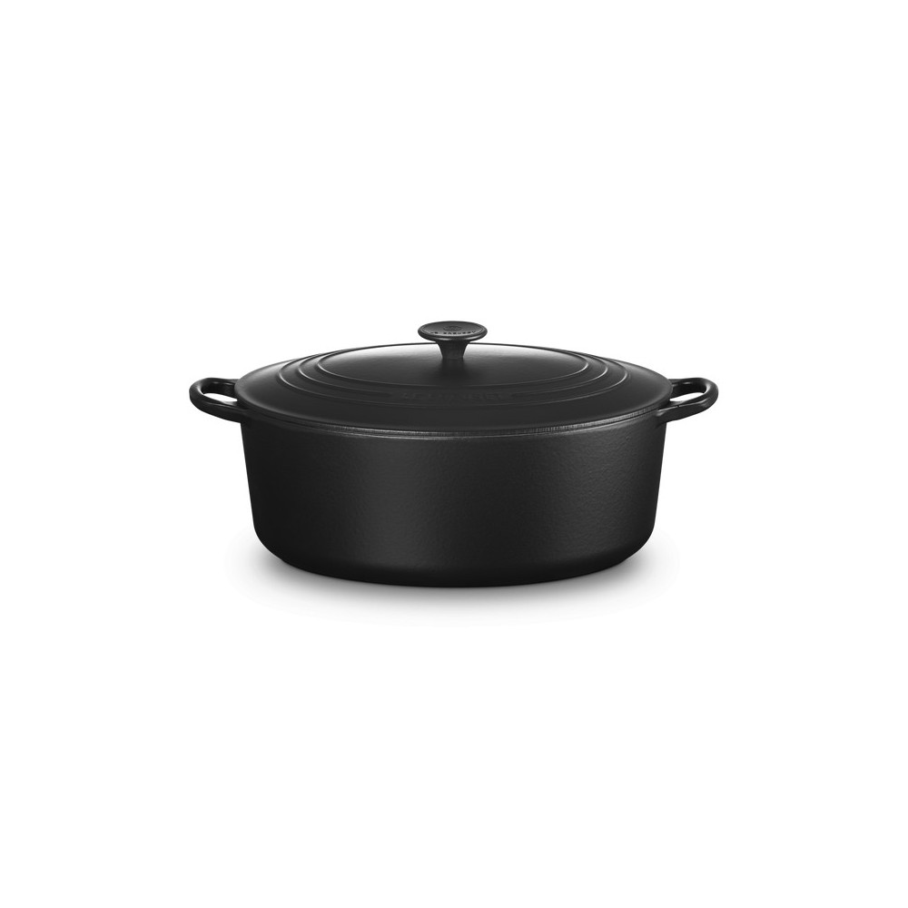 Cocotte ovale classique fonte émaillée bouton phénolique , 33cm 7,5l -  Le Creuset