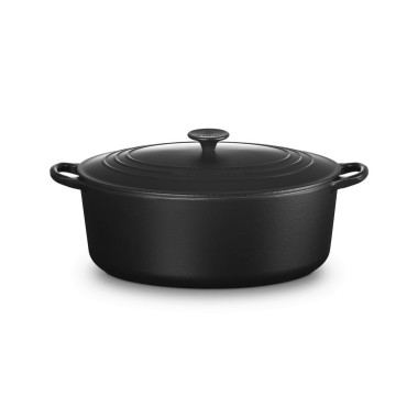 Cocotte ovale classique fonte émaillée bouton phénolique , 33cm 7,5l -  Le Creuset