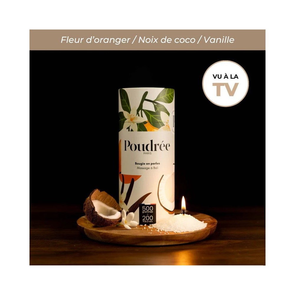 Perles de cire - Massage à Bali ( Collection Permanente) - Poudrée Paris
