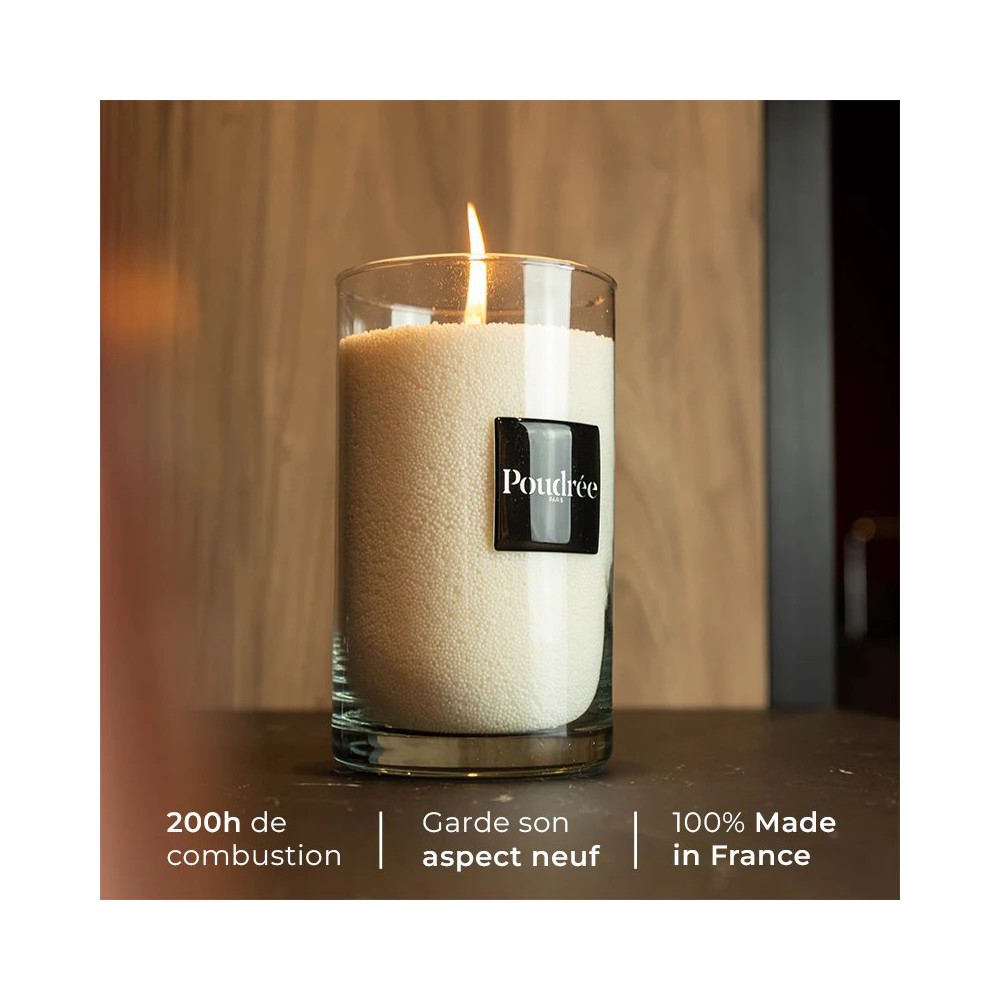 Perles de cire blanche ( Poudrée non parfumée) - Poudrée Paris