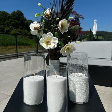 Perles de cire blanche ( Poudrée non parfumée) - Poudrée Paris