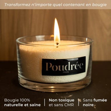 Perles de cire - Cèdre Marin 500gr ( Collection Flora ) - Poudrée Paris