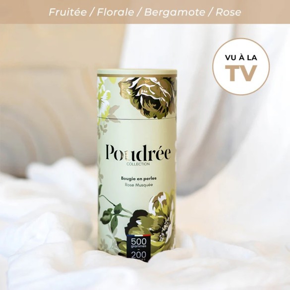 Perles de cire - Rose Musquée  500gr ( Collection Héritage ) - Poudrée Paris