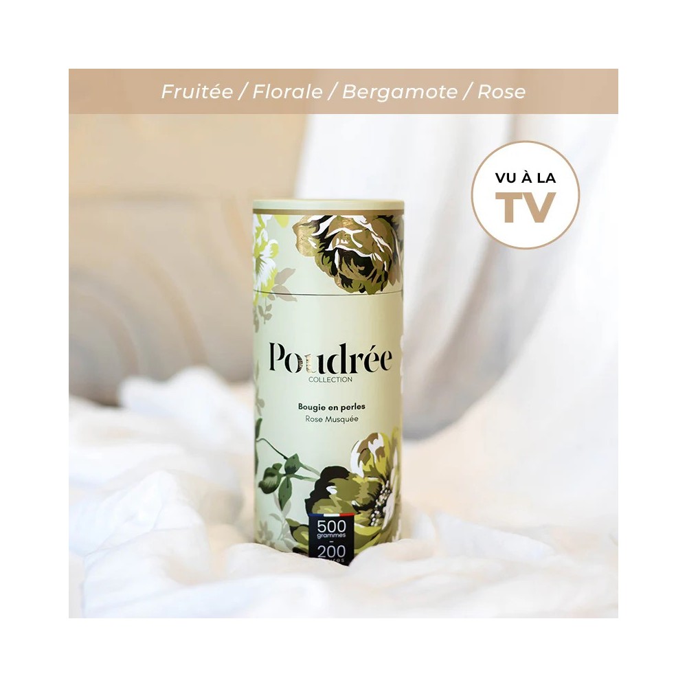 Perles de cire - Rose Musquée  500gr ( Collection Héritage ) - Poudrée Paris