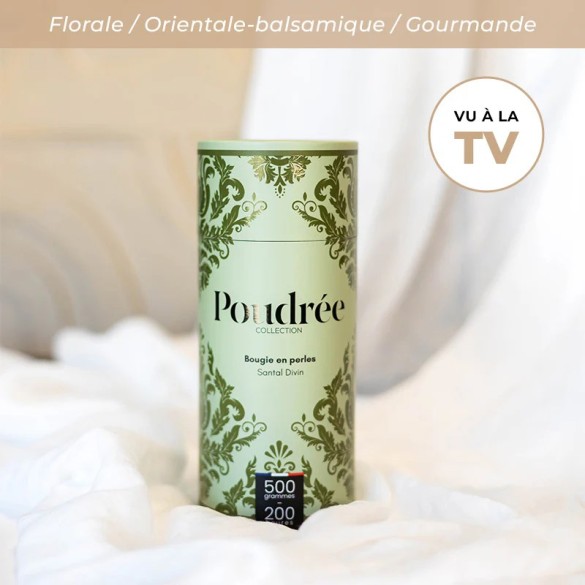 Perles de cire - Santal Divin  500gr ( Collection Héritage ) - Poudrée Paris