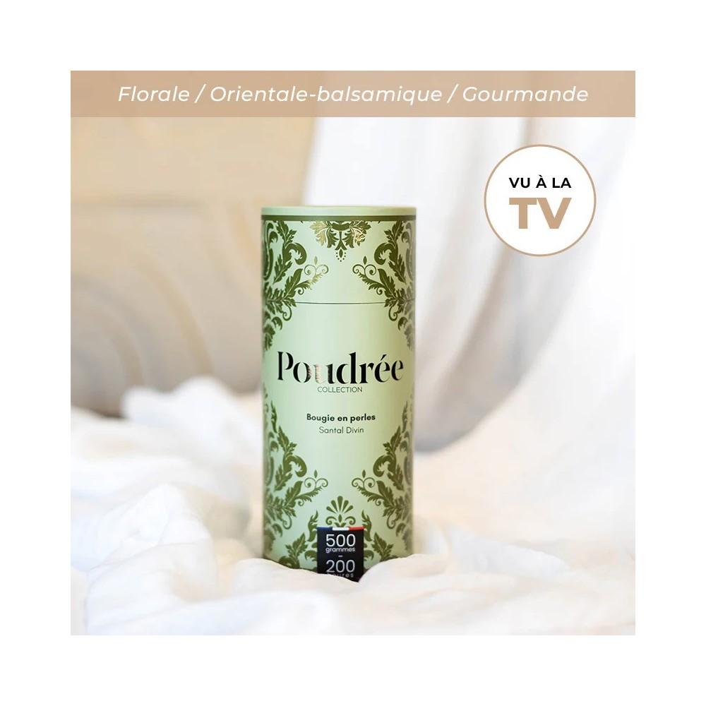 Perles de cire - Santal Divin  500gr ( Collection Héritage ) - Poudrée Paris