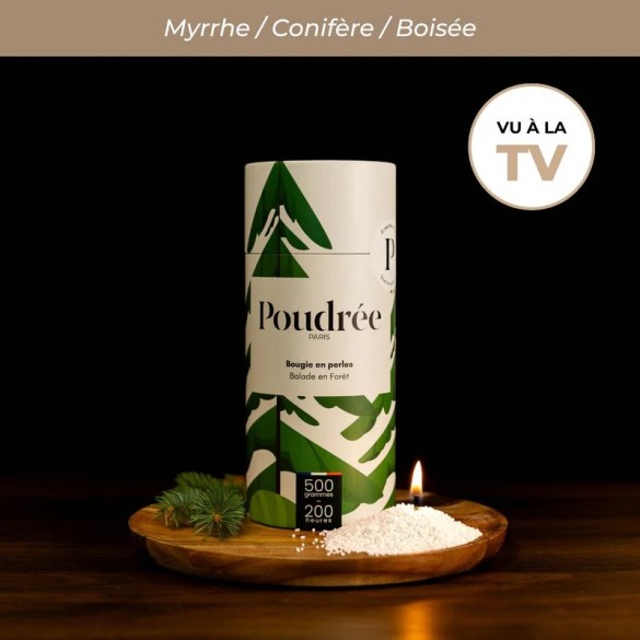 Perles de cire - Balade en forêt 500gr ( Collection Permanente) - Poudrée Paris