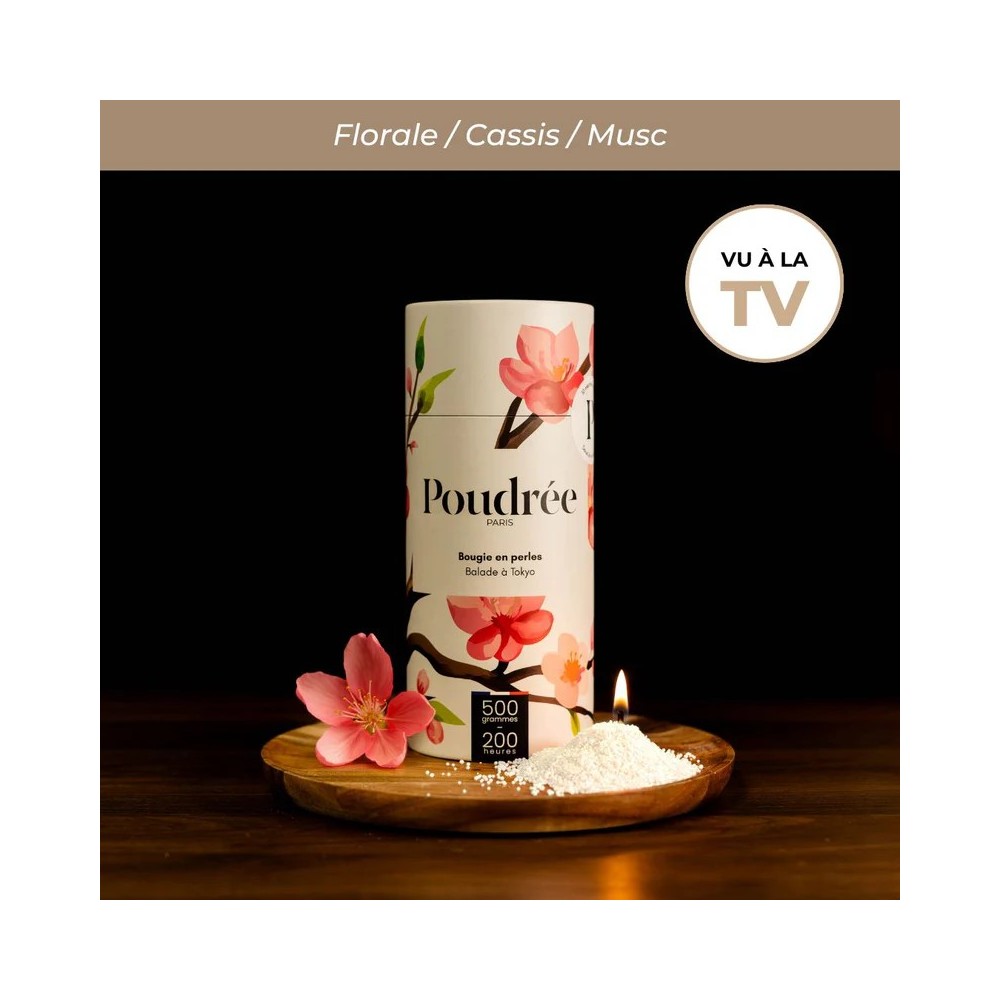 Perles de cire - Balade à Tokyo 500gr ( Collection Permanente) - Poudrée Paris