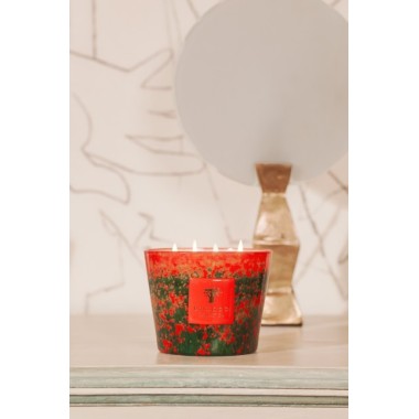 Bougie parfumée Max 10 Arty Flowers - Poppies EDITION LIMITEE