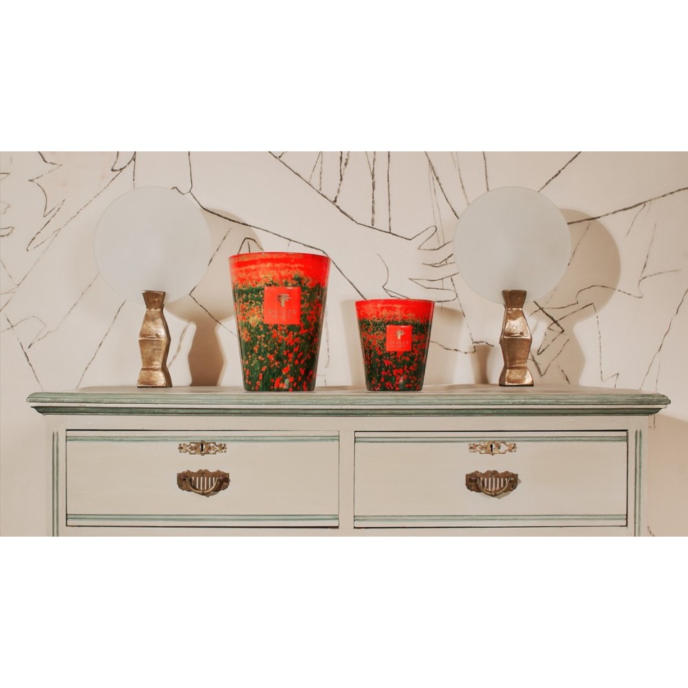 Bougie parfumée Max 10 Arty Flowers - Poppies EDITION LIMITEE