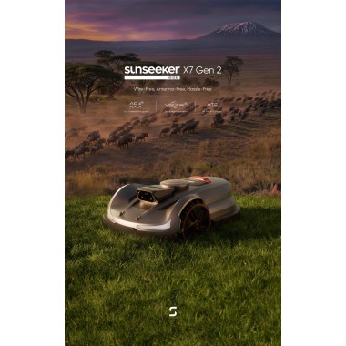 Sunseeker Elite X7 Gen2 – Robot tondeuse jusqu’à 3000 m²