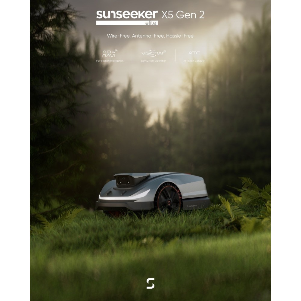 Sunseeker Elite X7 Plus  Gen2 – Robot tondeuse jusqu’à 6000 m²