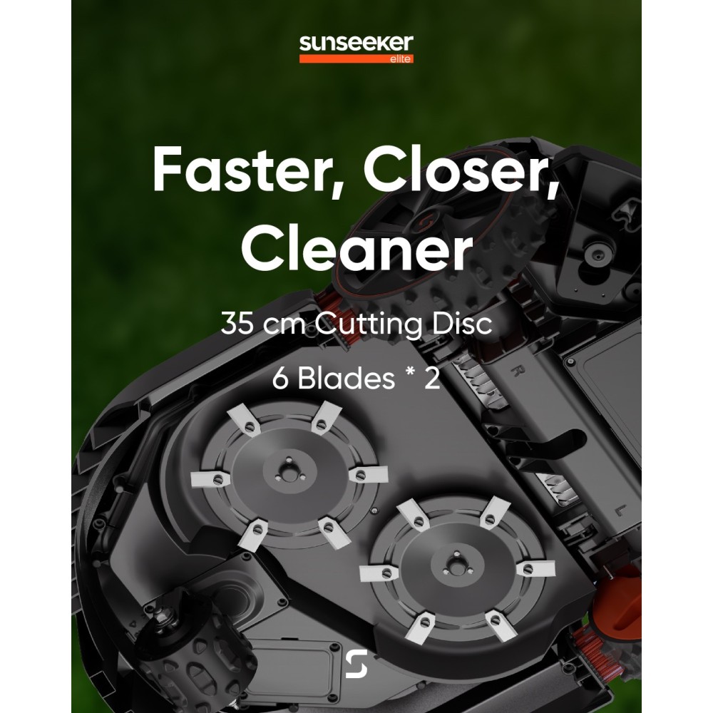Sunseeker Elite X7 Plus  Gen2 – Robot tondeuse jusqu’à 6000 m²