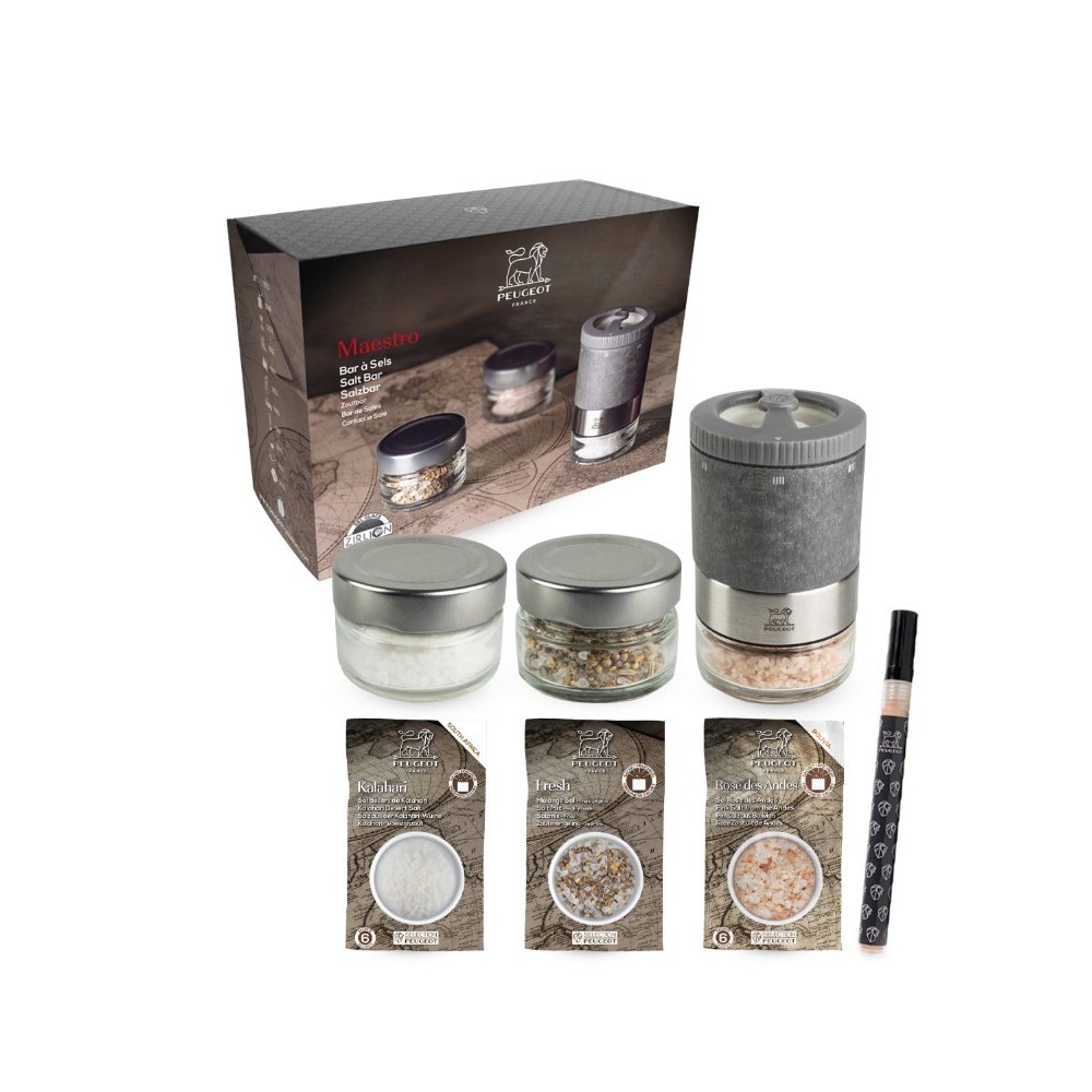 Maestro - Bar à sels, moulin à sels u’Select - Peugeot Saveurs