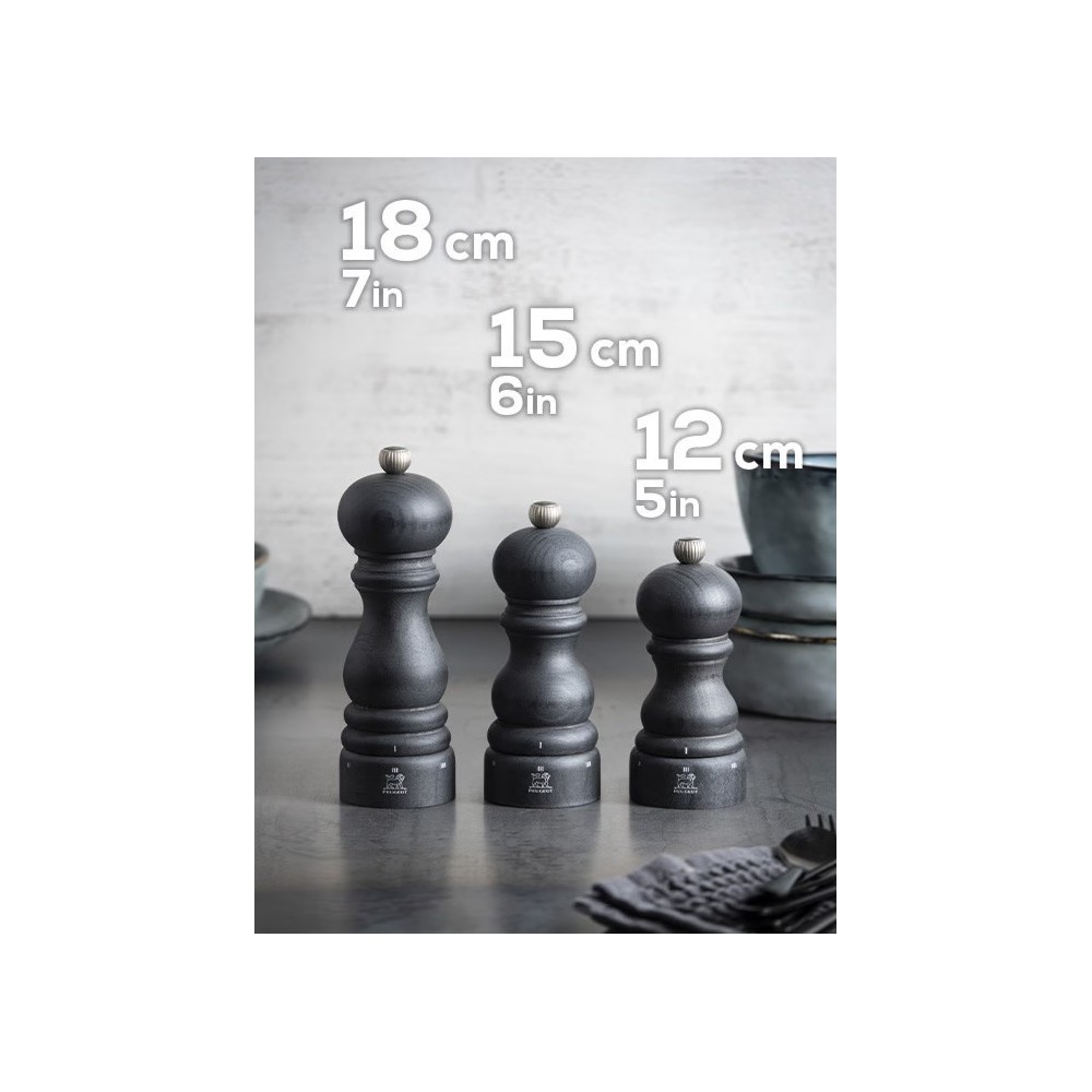 Moulin à sel manuel Paris U'Select – Bois graphite, 15 cm