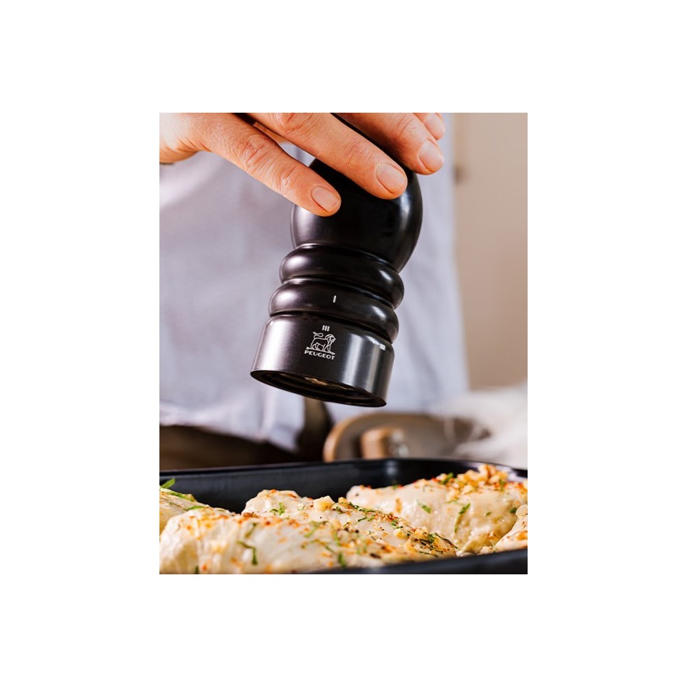 Moulin à poivre manuel Paris U'Select – Bois laqué satin noir, 22 cm