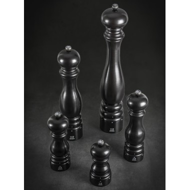 Moulin à poivre manuel Paris U'Select – Bois laqué satin noir, 22 cm