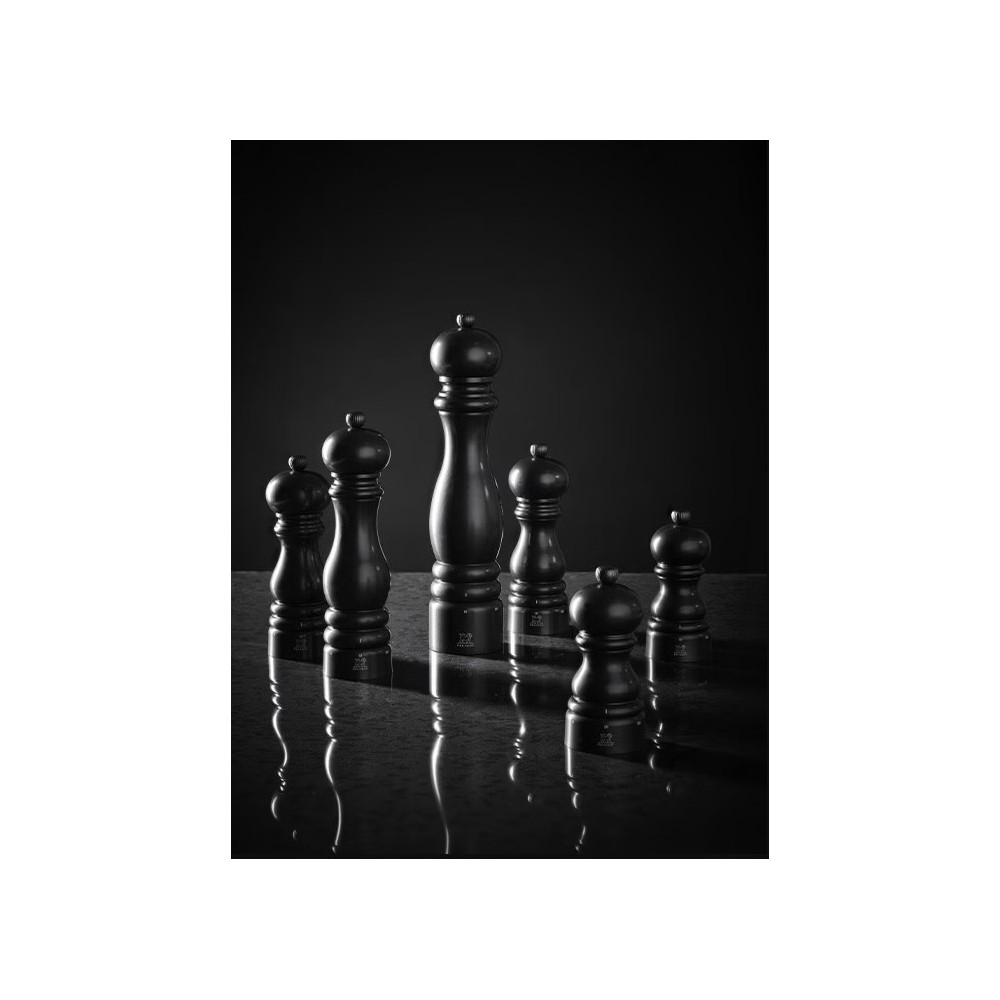 Moulin à poivre manuel Paris U'Select – Bois laqué satin noir, 30 cm