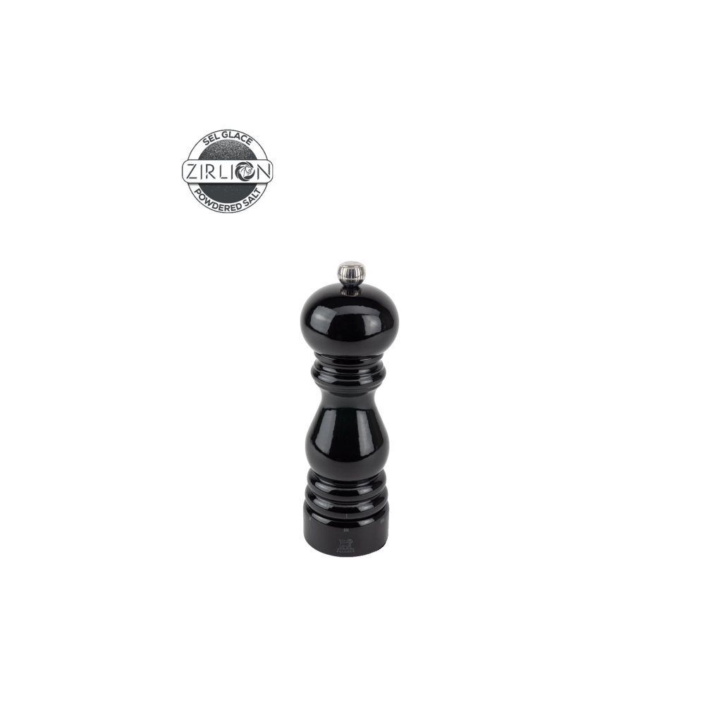Moulin à poivre manuel Paris u’Select – Bois laqué noir, 12 cm