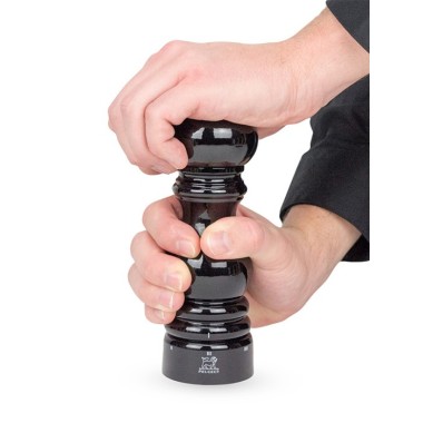 Moulin à poivre manuel Paris u’Select – Bois laqué noir, 18 cm