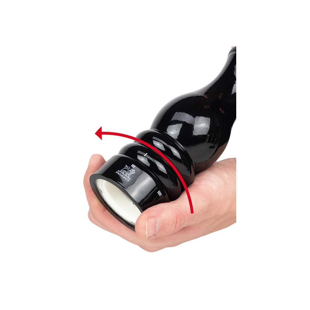 Moulin à poivre manuel Paris u’Select – Bois laqué noir, 18 cm