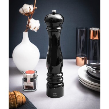 Moulin à poivre manuel Paris u’Select – Bois laqué noir, 18 cm