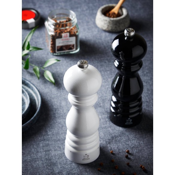 Moulin à poivre manuel Paris u’Select – Bois laqué noir, 18 cm